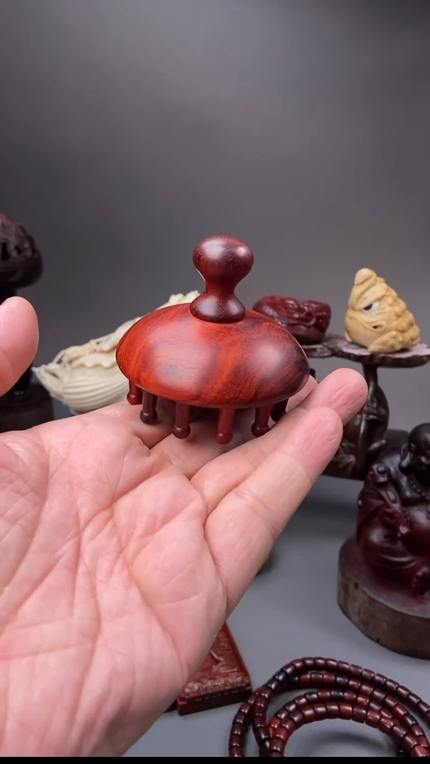 小叶紫檀印度小叶紫檀章鱼梳