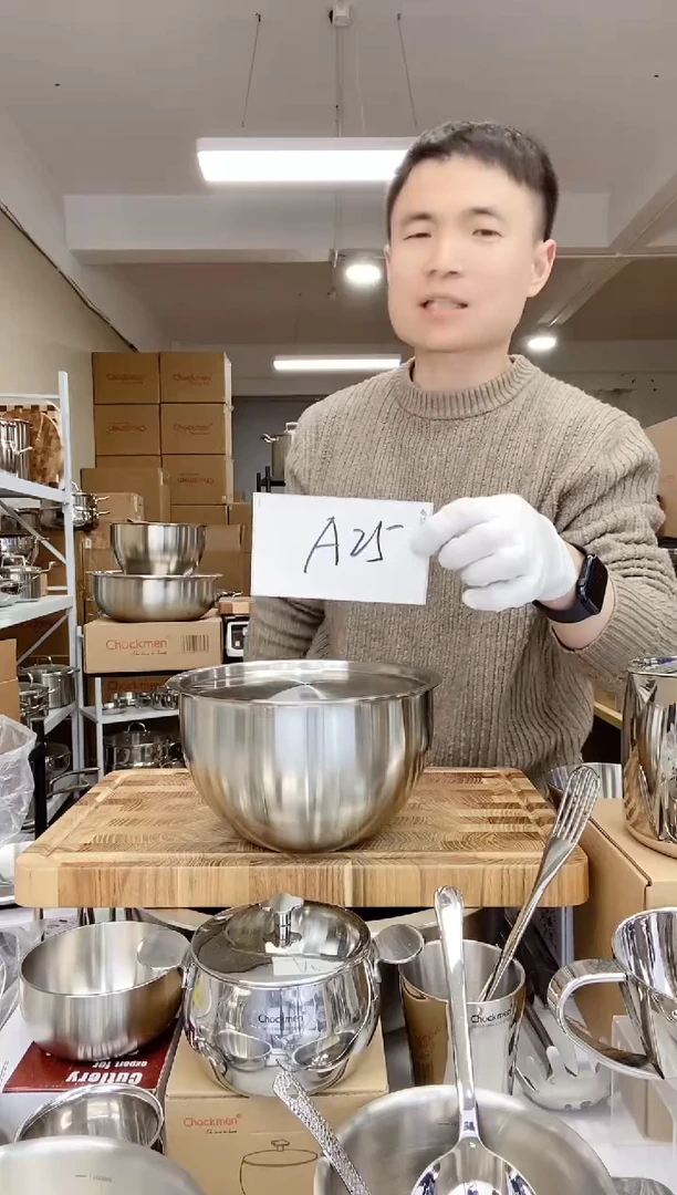 【闪购商品】A25 微瑕20cm打蛋盆+gai