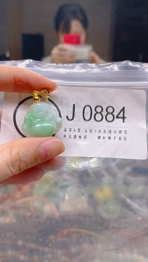 翡翠未镶嵌颈饰/J/翡翠A货一图一物