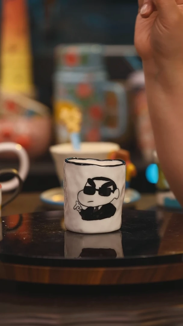 【闪购商品】杯子景德镇设计师釉下彩绘陶瓷