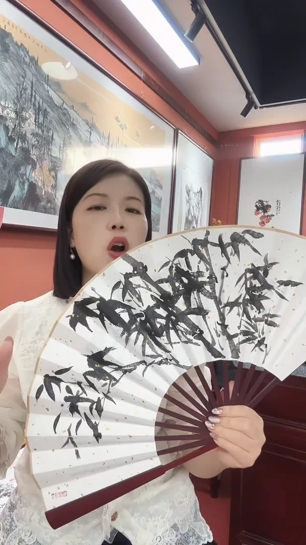 国画申一孜/国画/扇面