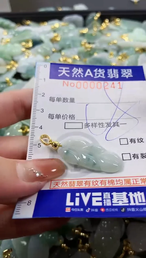 颈饰未镶嵌翡翠天然A货翡翠