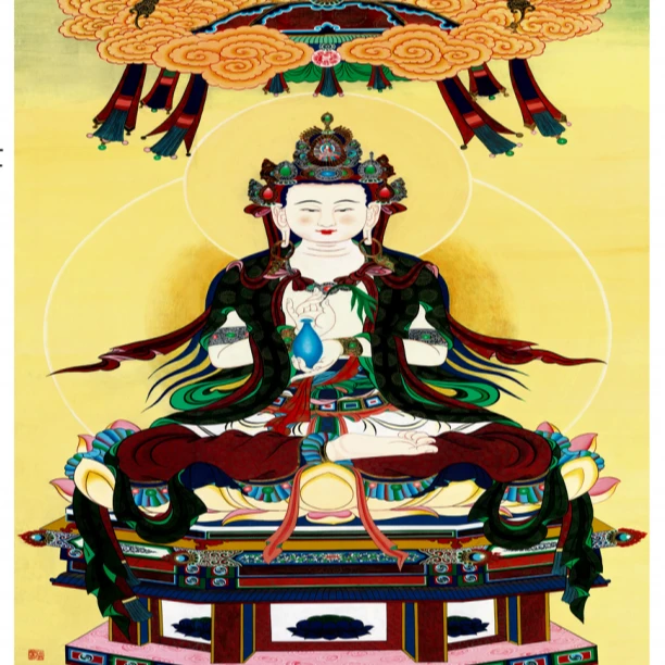 卷轴唐卡商品白观音菩萨109