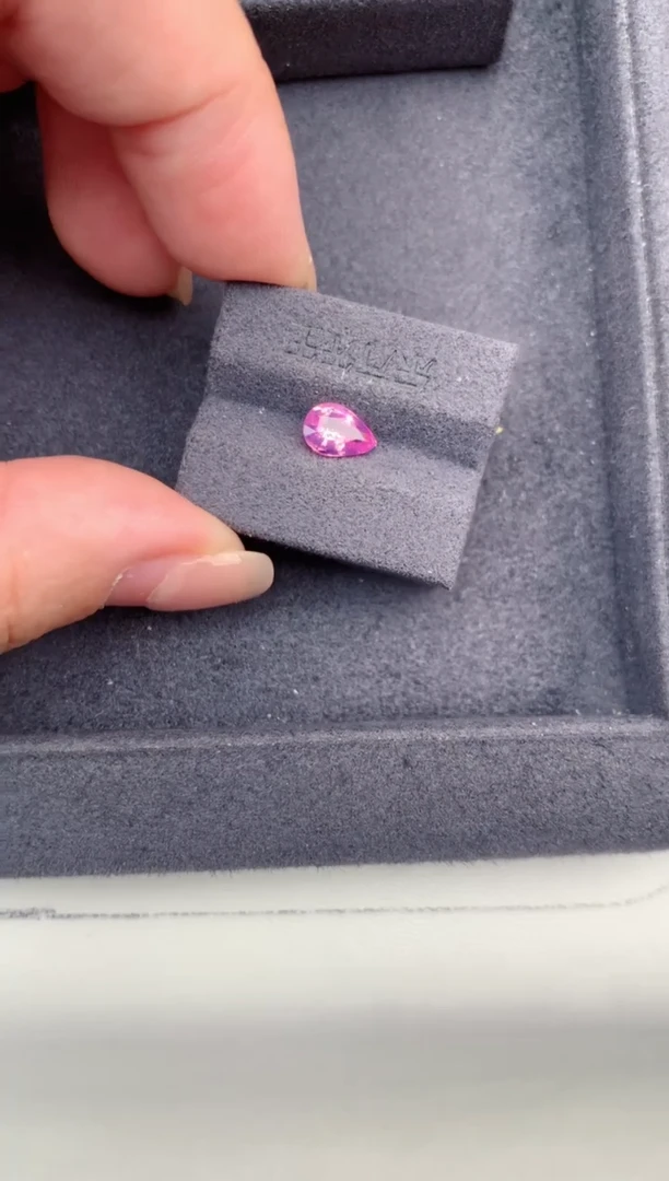 裸石彩色蓝宝石1ct帕帕拉恰 GF定制