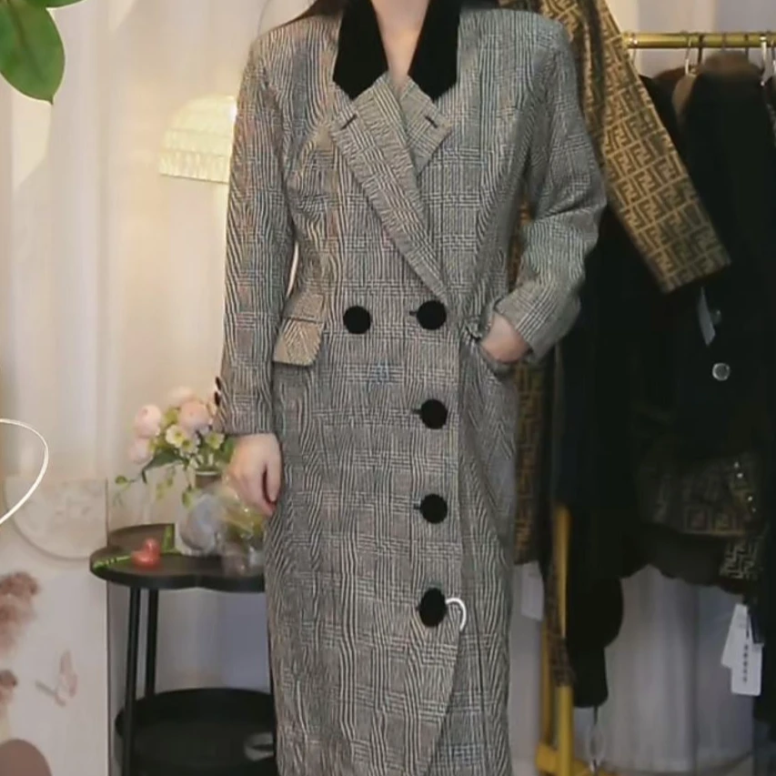 95新 YSL/圣罗兰 长款大衣衫/FY1597