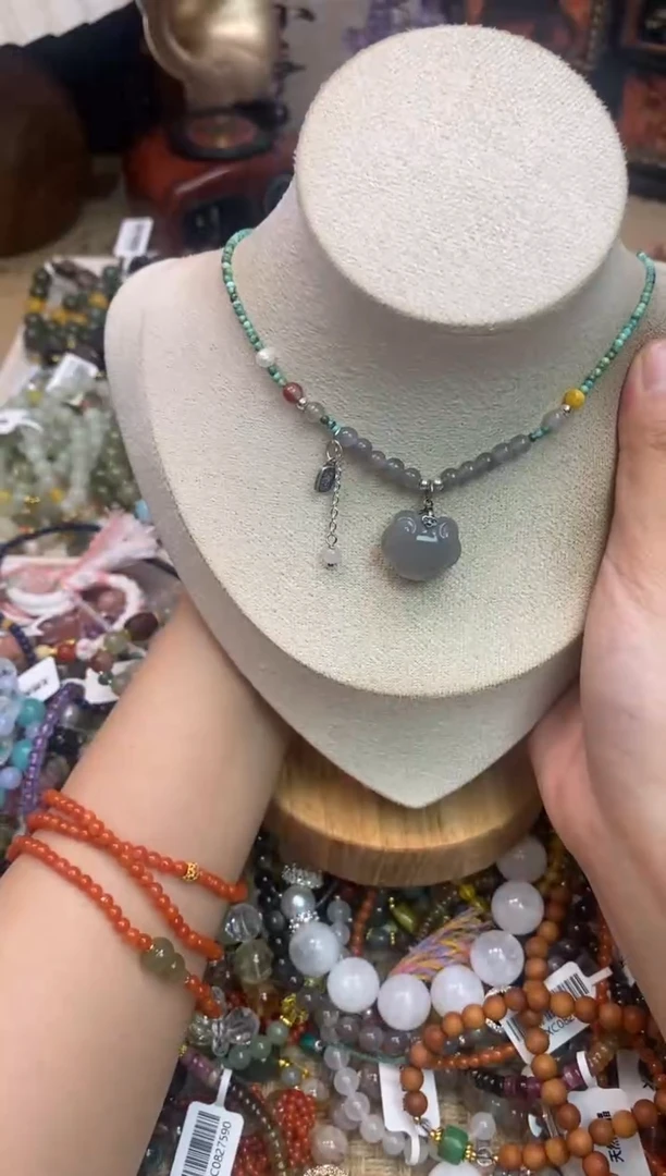 未镶嵌和田玉项链453