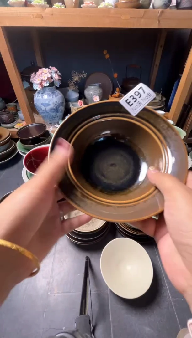 瓷片?**温e397黑金甜品碗福利