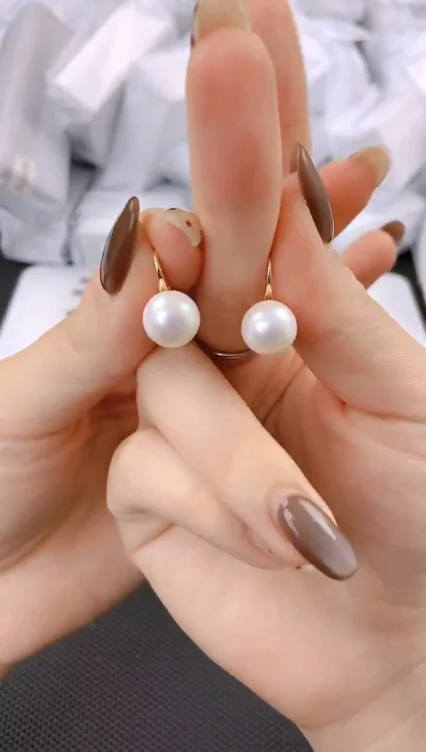 未镶嵌耳饰淡水珍珠ed1033