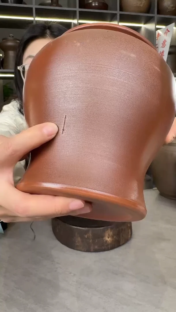 【闪购商品】罐本陶手作泥兴陶手工将军罐1斤装（瑕疵