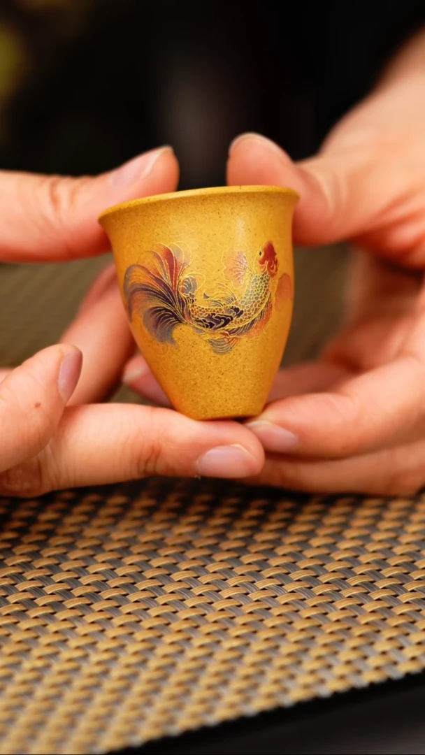 7小鱼黄金段锦鲤闻香小杯