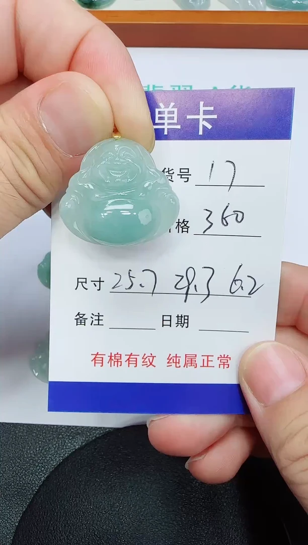 吊坠(赠链)未镶嵌翡翠17