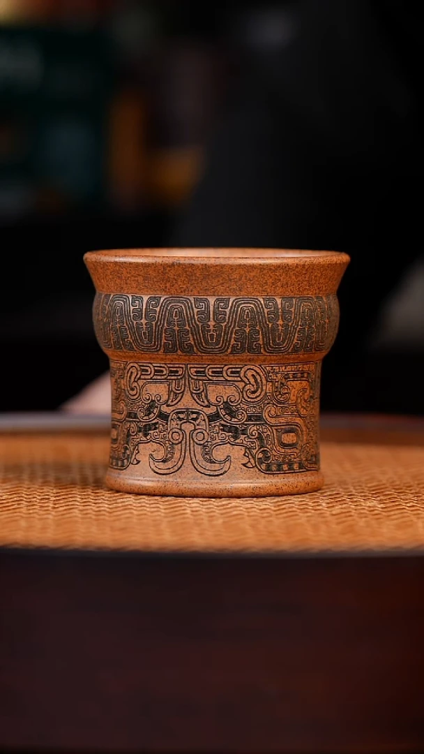 茶杯紫砂/宜兴全手工紫砂杯