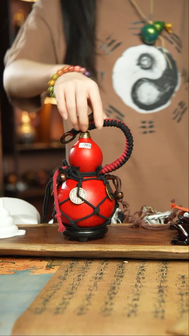 203号400ml左右非遗大漆酒葫芦