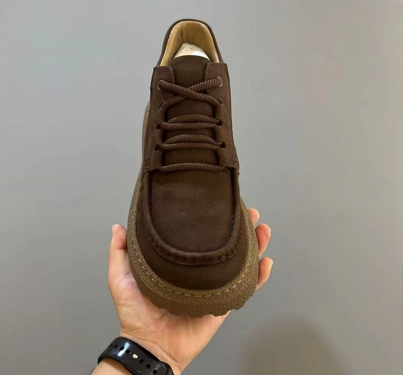 新款高品质全皮面休闲百搭男鞋