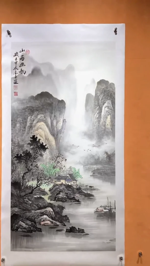 国画刘金玉教授亲笔手绘