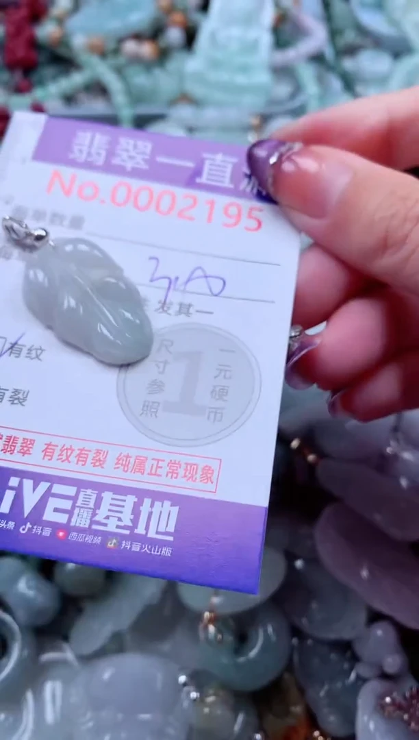 翡翠未镶嵌吊坠(不含链)2195