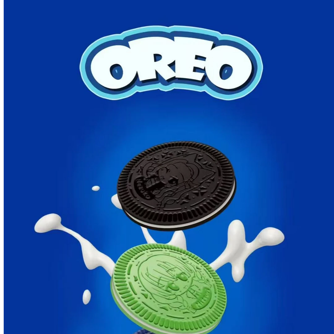 叽里呱啦鬼灭之刃奥利奥冰箱贴