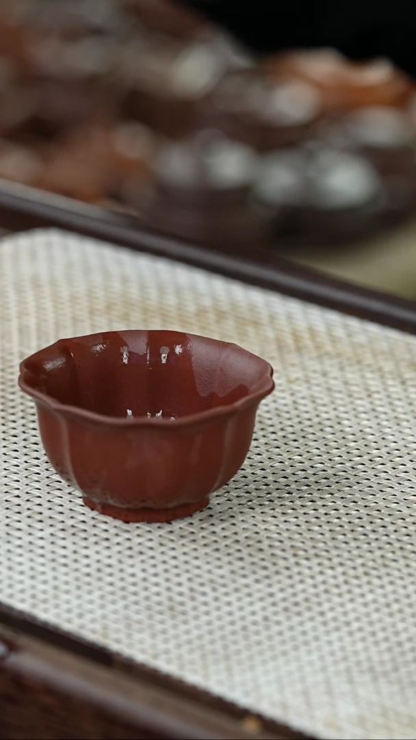 【闪购商品】紫砂其他@@aa13065小筋纹杯2