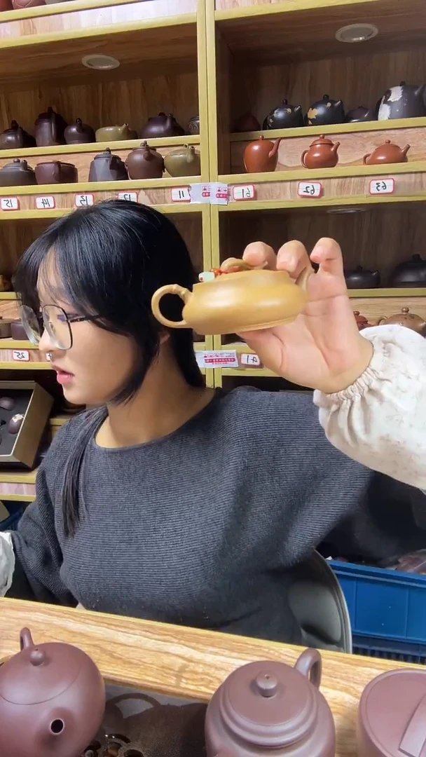 茶壶紫砂老段泥150cc左右竹节