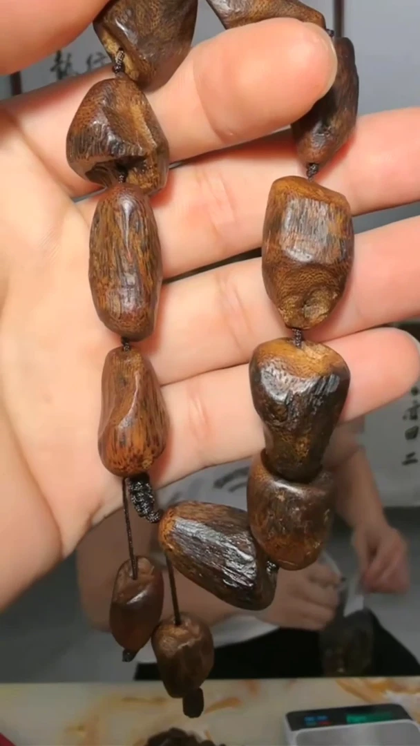 沉香手串 114号沉水瘤疤29.9g多样性发一