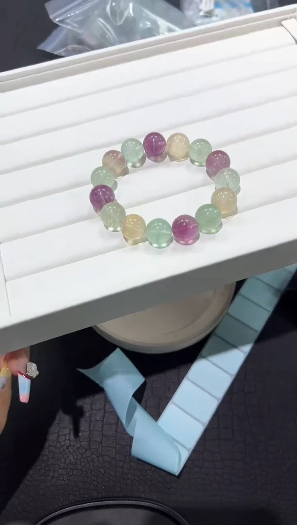 手链未镶嵌萤石64b多样性发其一【1条】默认微瑕