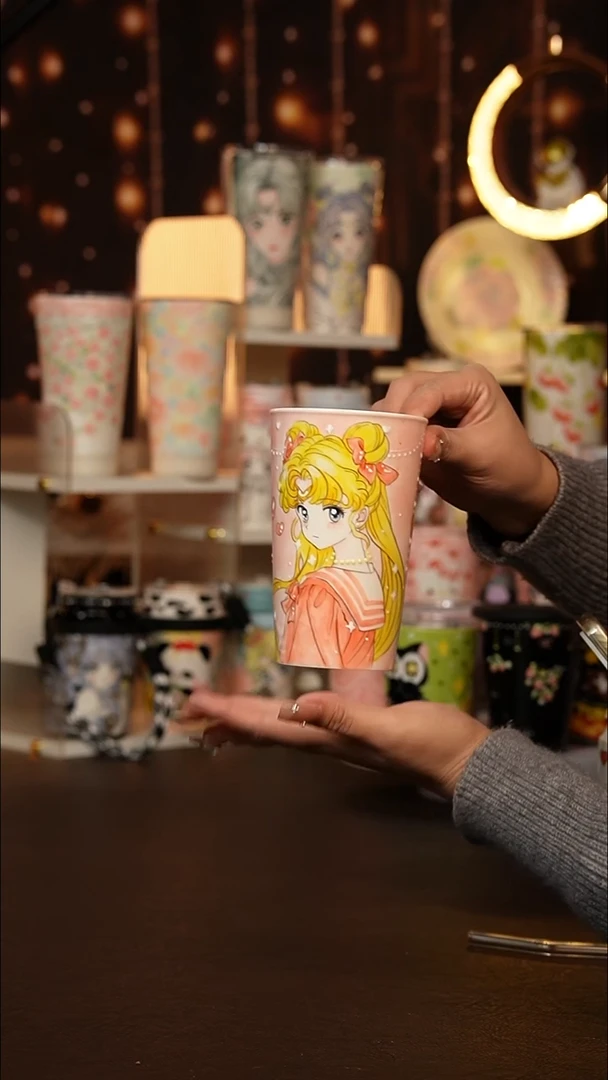 (玉泥）景德镇手工手绘文创陶瓷杯