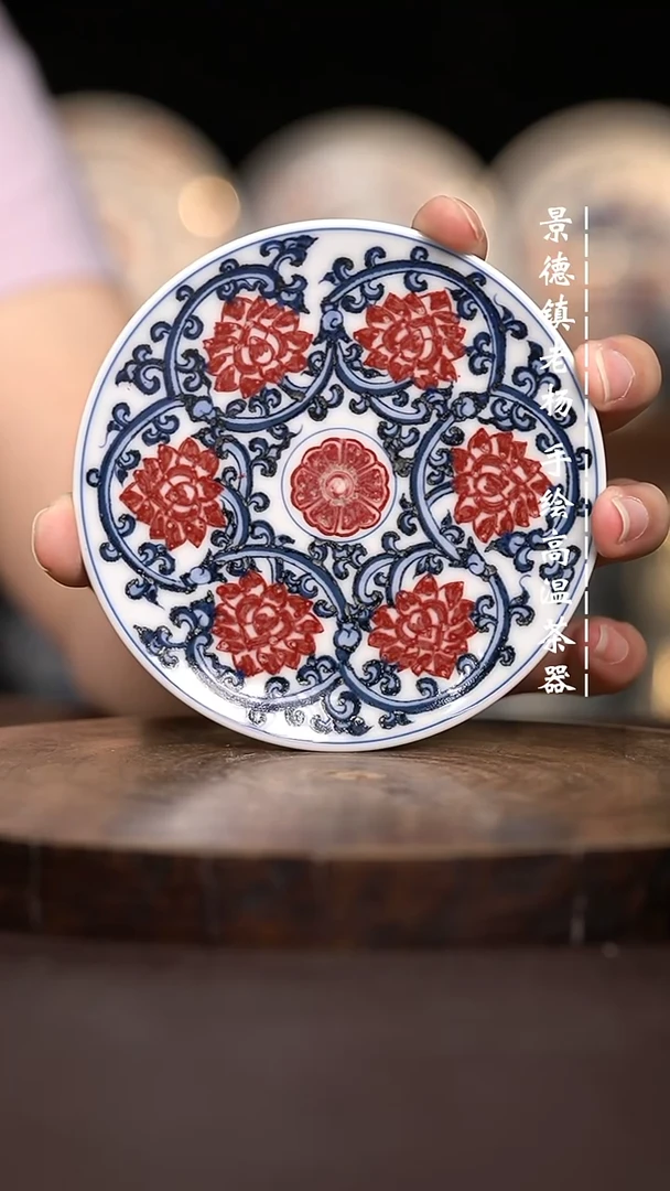 现代瓷全手绘茶具