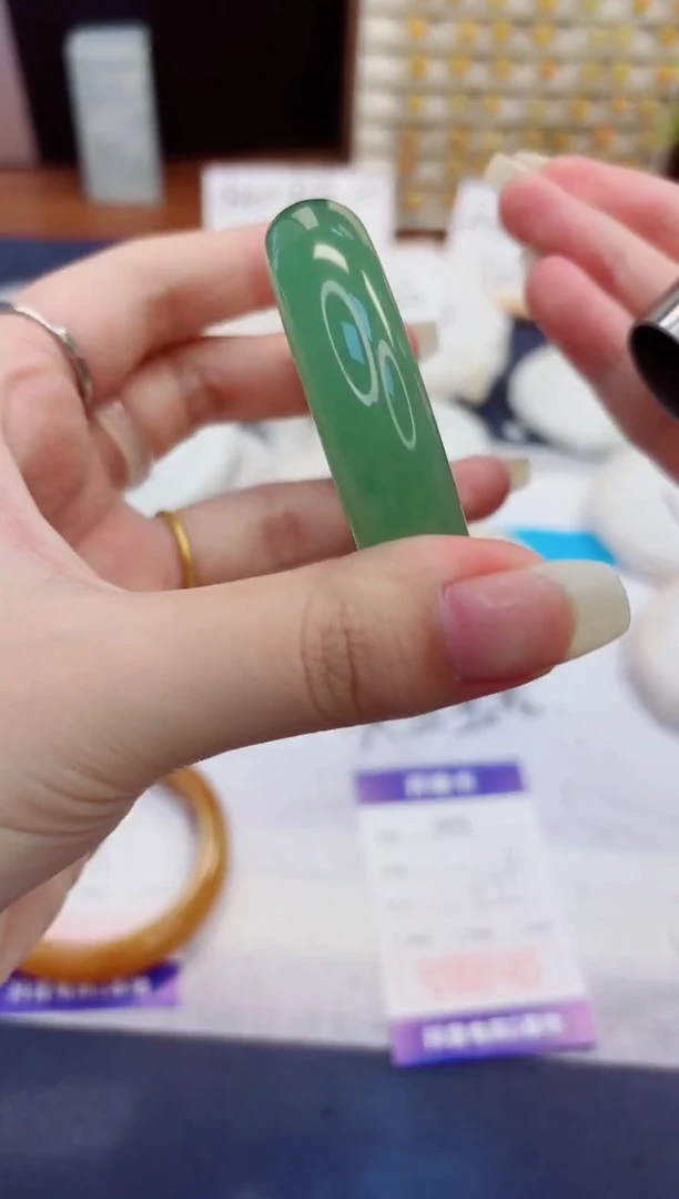 未镶嵌手镯石英质玉5-东陵玉-圈口55