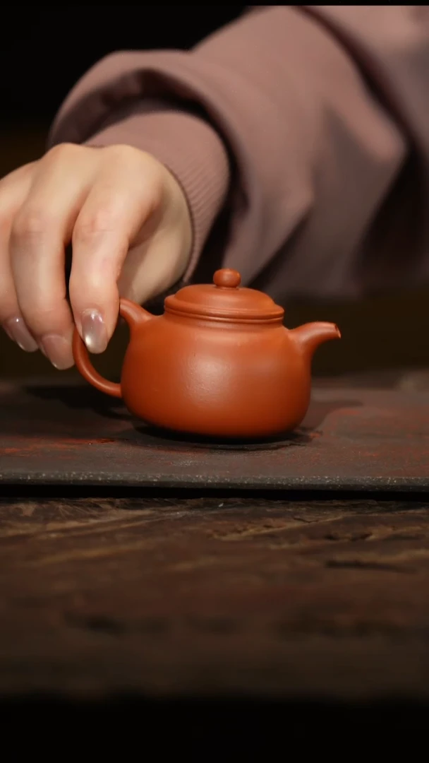 茶壶紫砂匏樽紫砂壶朱泥