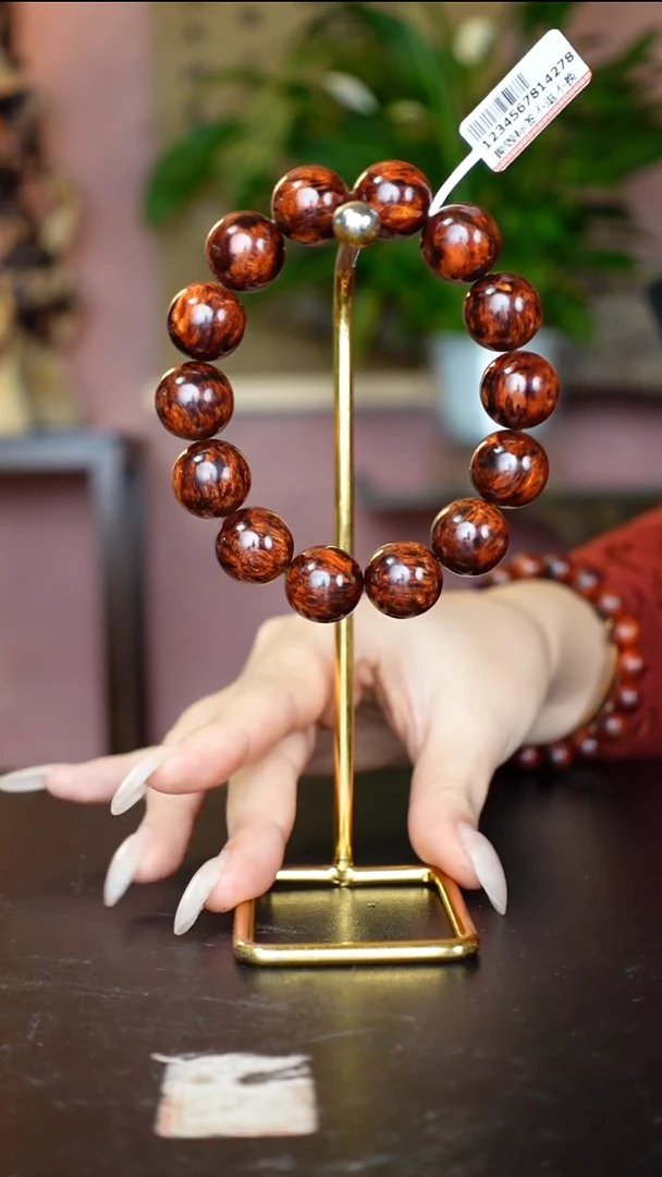 降真香手串/手链红降1.6高货黄油芝麻点单圈39克