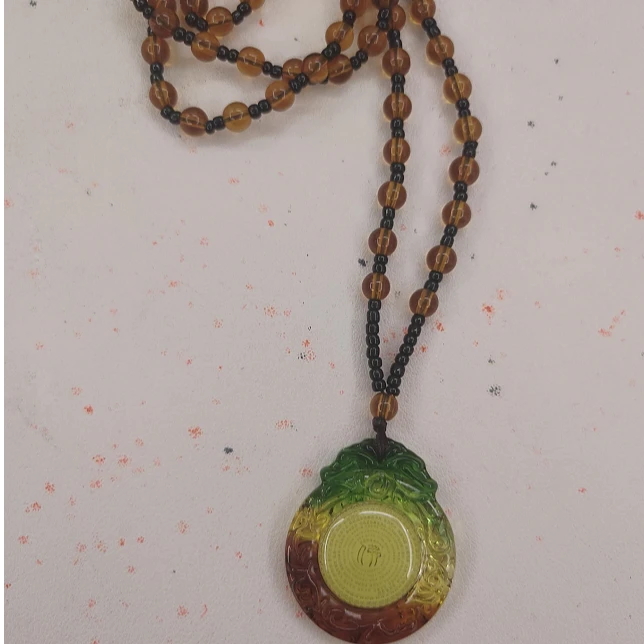 非金属皮质项链 【静文】般若波罗蜜多楞言项链/条FL-1506