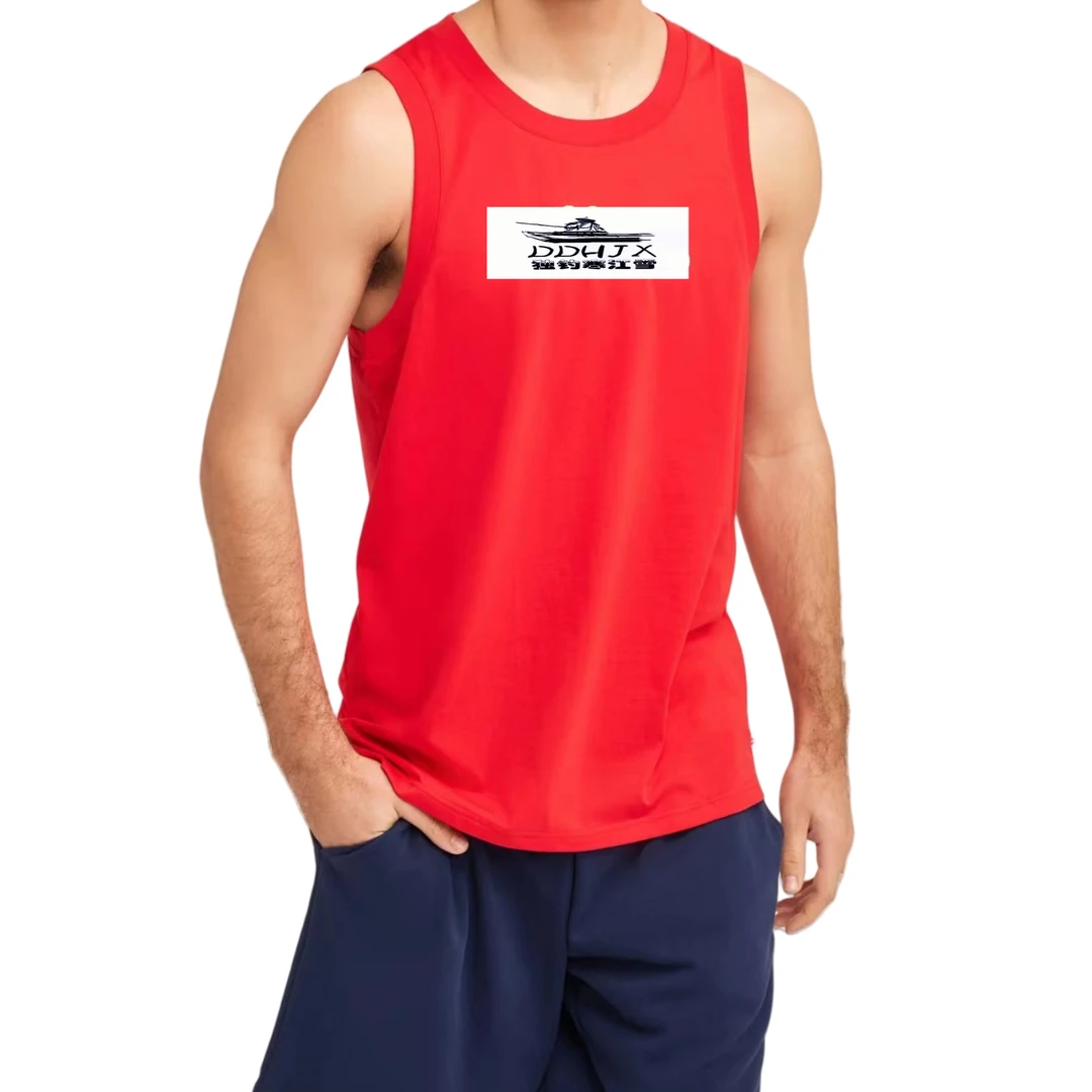 A1-4外贸YF情侣装半袖流行潮牌运动风男女学生无袖衫透气训练背心