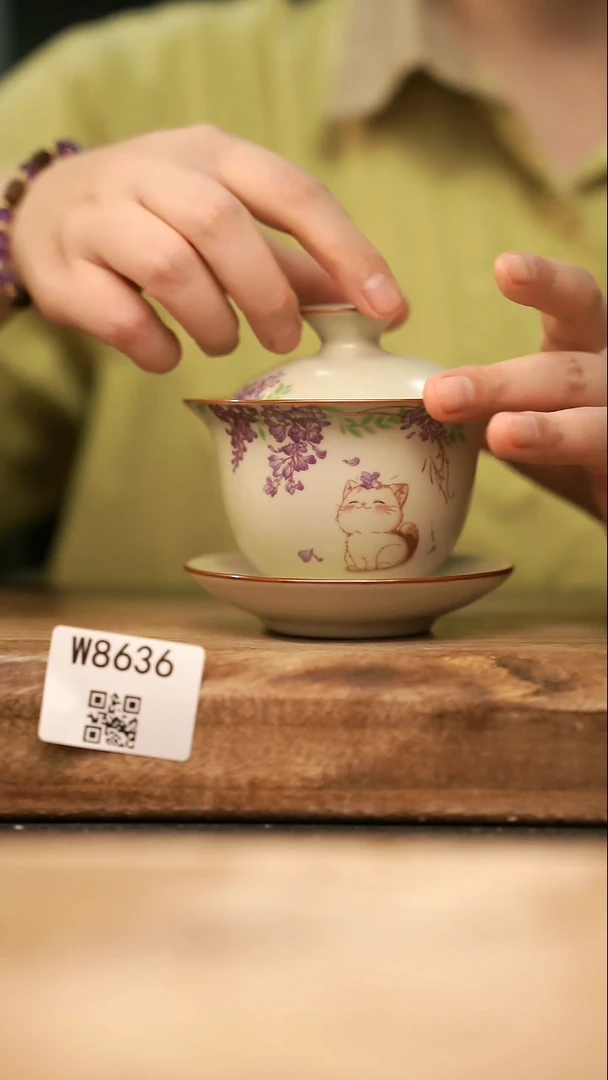 【经典福利】/ 盖碗@@W8636