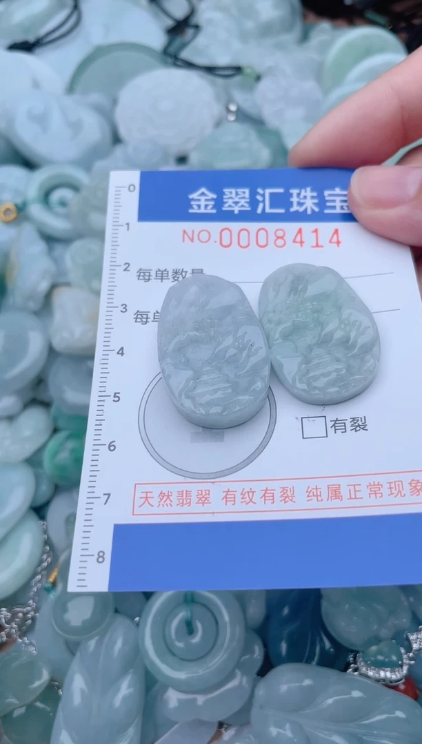 颈饰未镶嵌翡翠8414