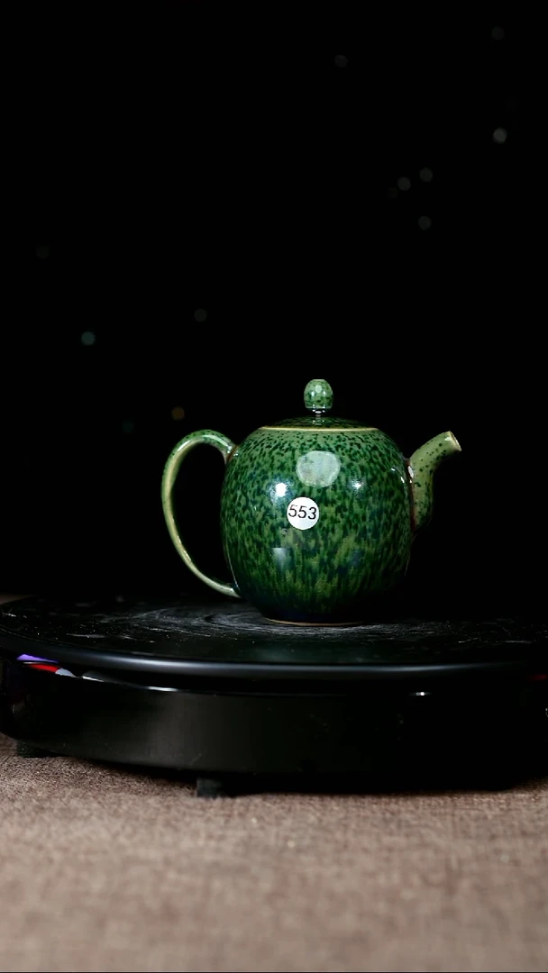 553#于大鹏一级品原矿钧瓷美人肩壶