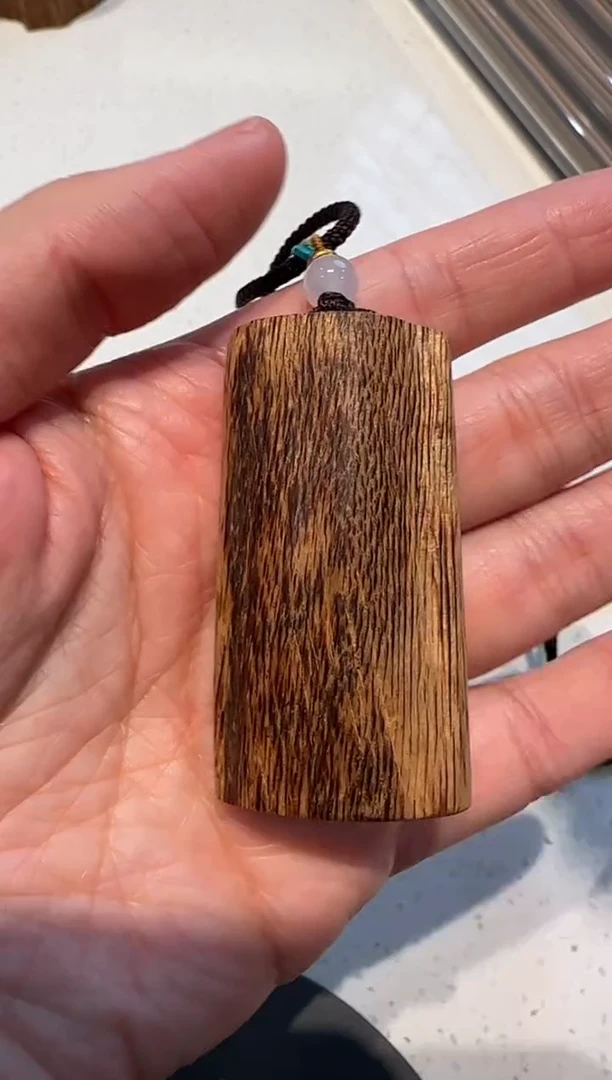 香榧木柬埔寨野生无事牌 手把件