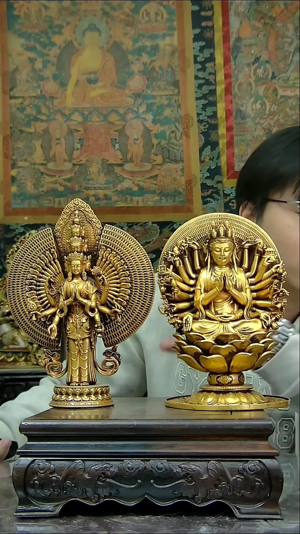 巴***汇铜像造像收藏铜像造像收藏千手