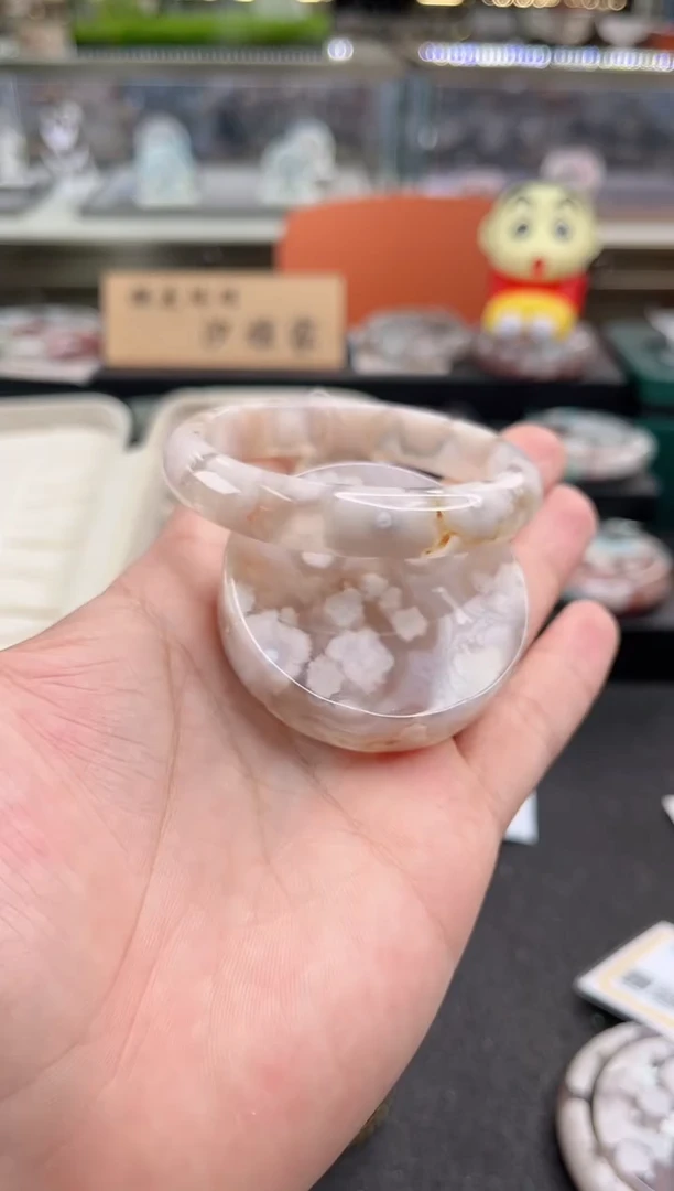未镶嵌手镯石英质玉55圈口（赠品镯心）6886584