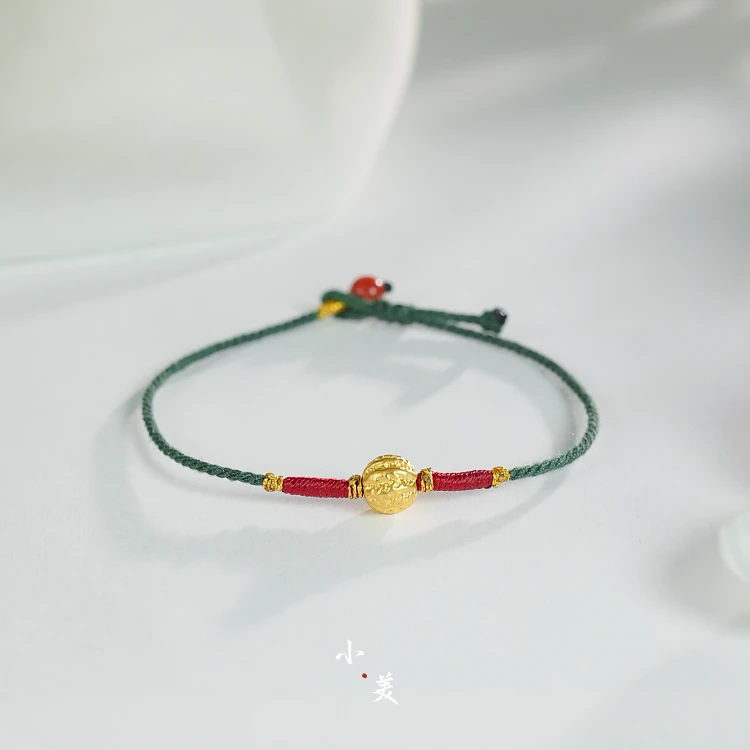 足金999核桃手绳G90145