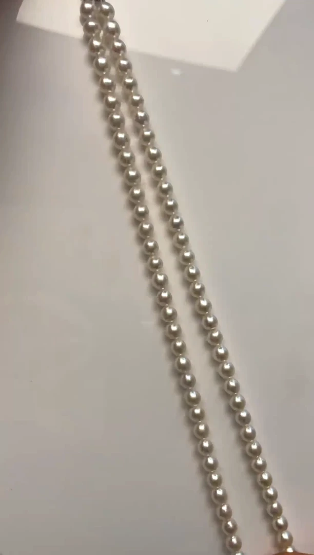 颈饰银S925镶嵌淡水珍珠5-6