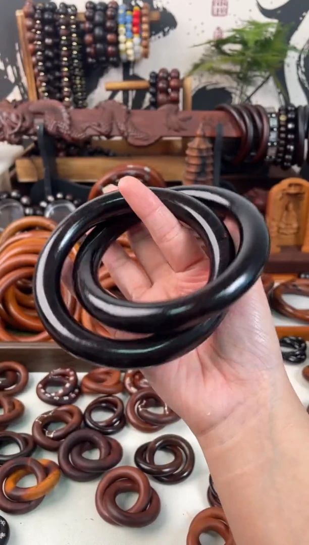 木枣木内径80玉化乾坤圈