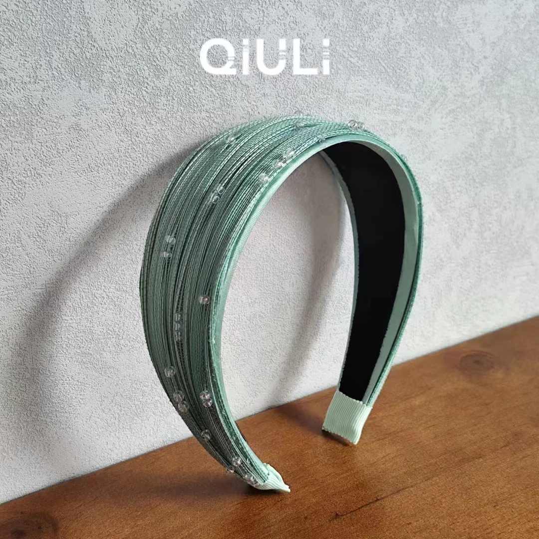 邱黎金丝草珠珠发箍 1c926