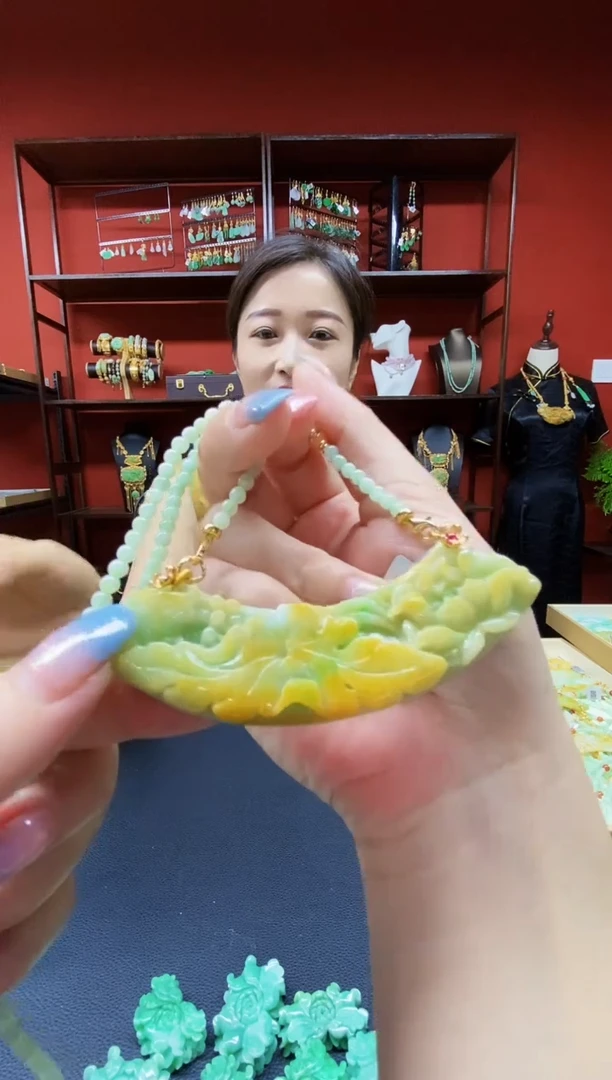 颈饰未镶嵌翡翠翡翠吊坠