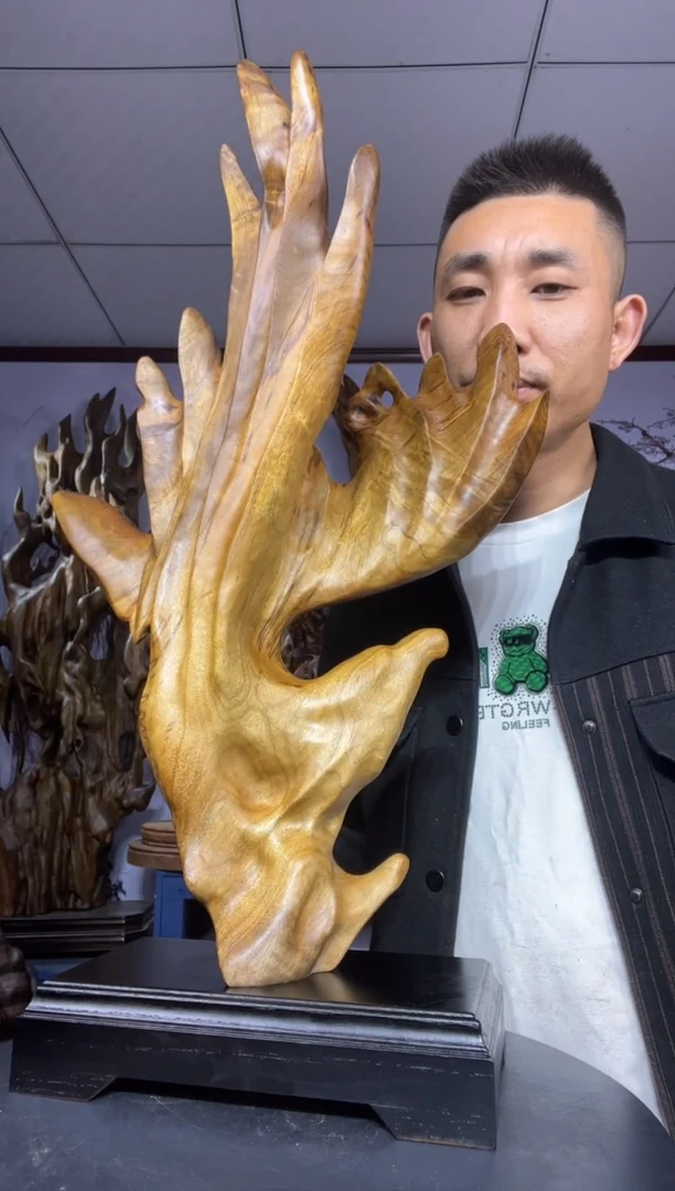 金丝楠木雕款御*堂金丝楠木工艺品摆件
