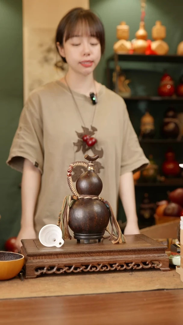 253号精品天然大漆酒葫芦一物一拍~