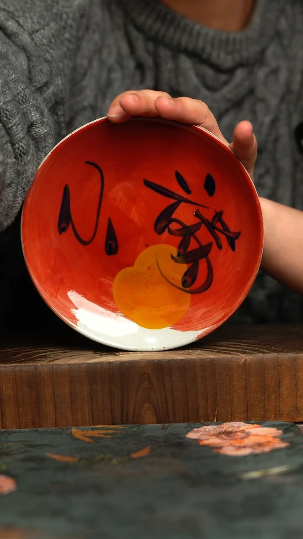 杯釉下彩手工手绘同款陶器