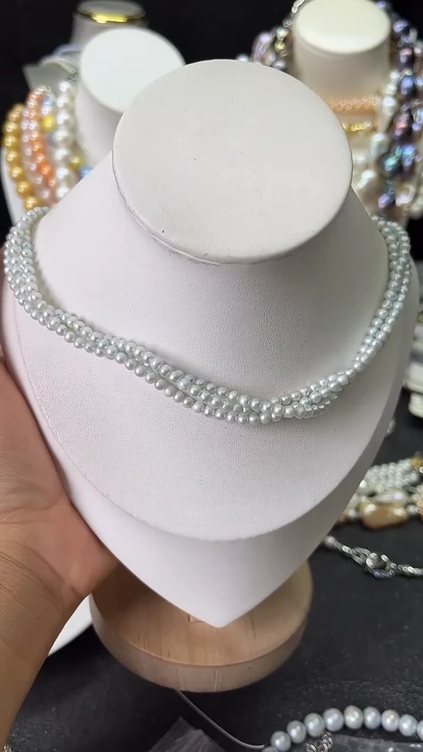 颈饰未镶嵌淡水珍珠多人