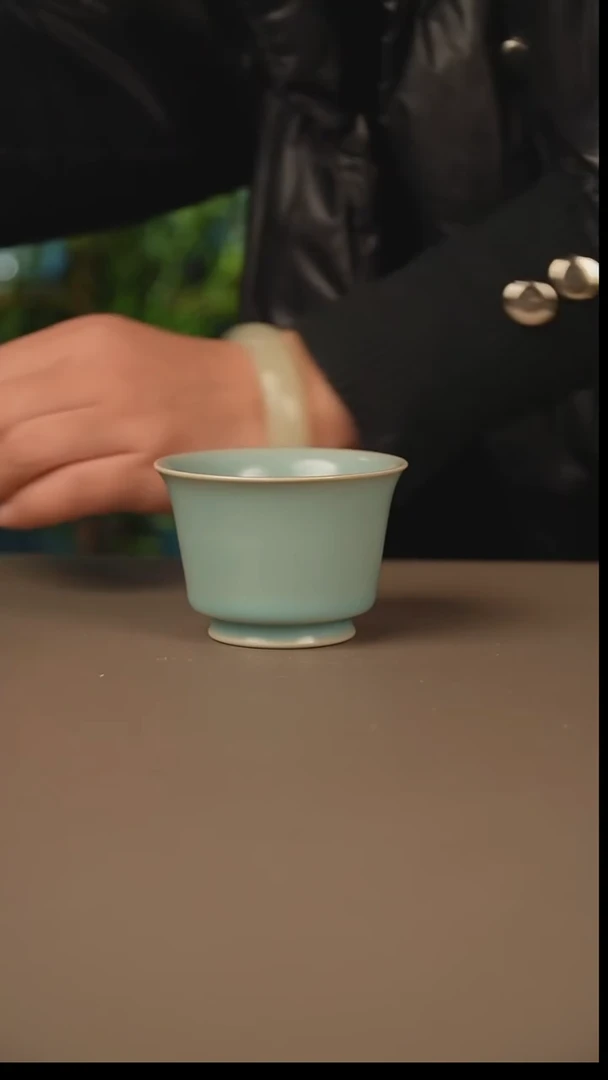 仿古马蹄杯微暇