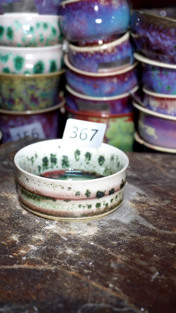 摆件精品窑变钧瓷茶器