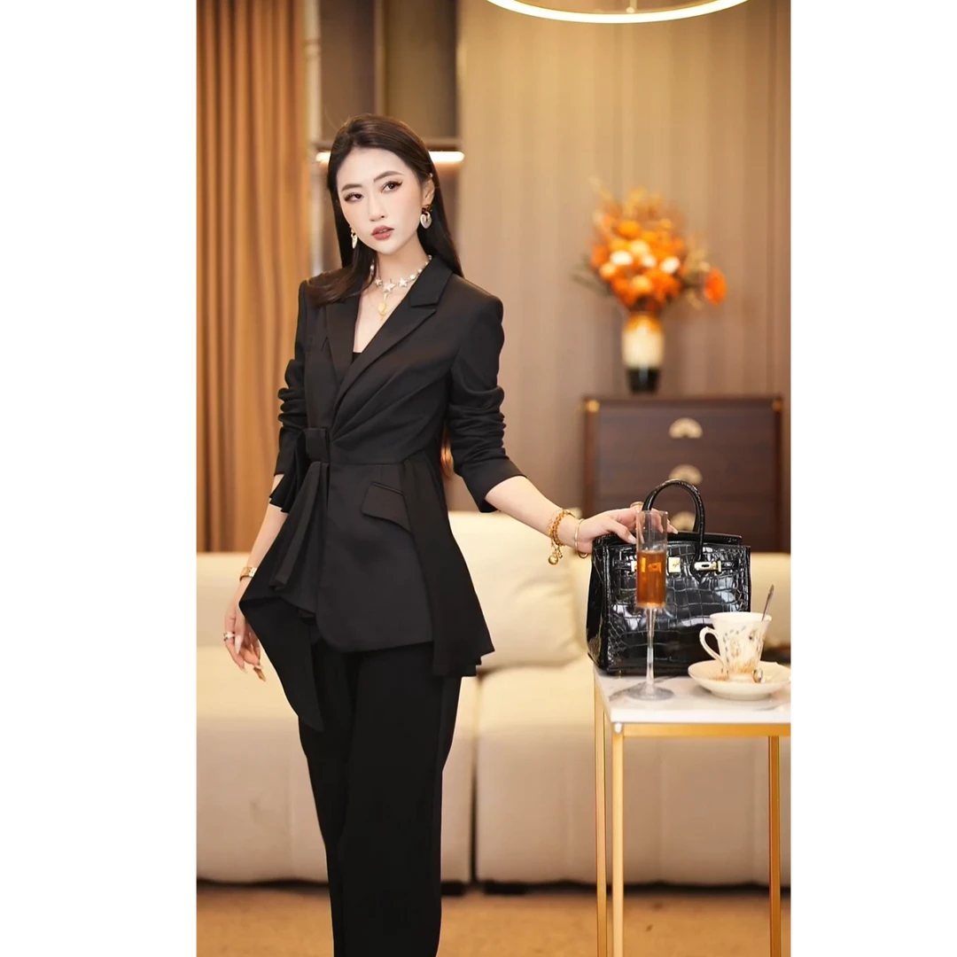 【嘉琪】神秘歌颂秋冬新款慵懒时尚套装-RL0300+RL0288